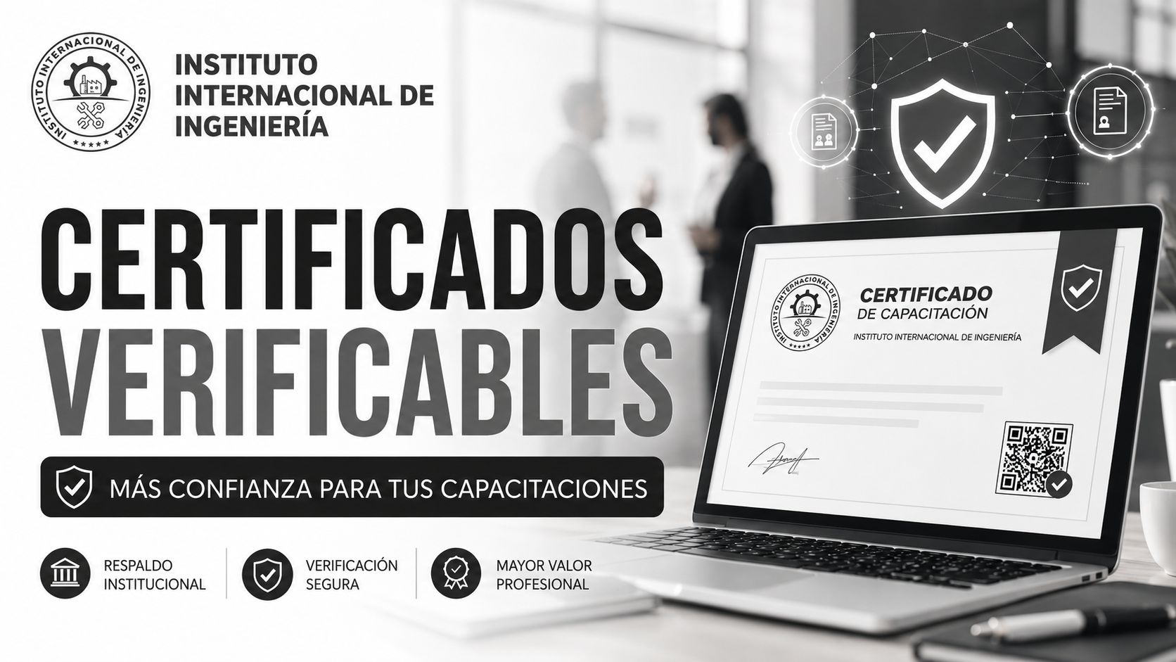 Certificados verificables para capacitaciones con respaldo institucional 3i