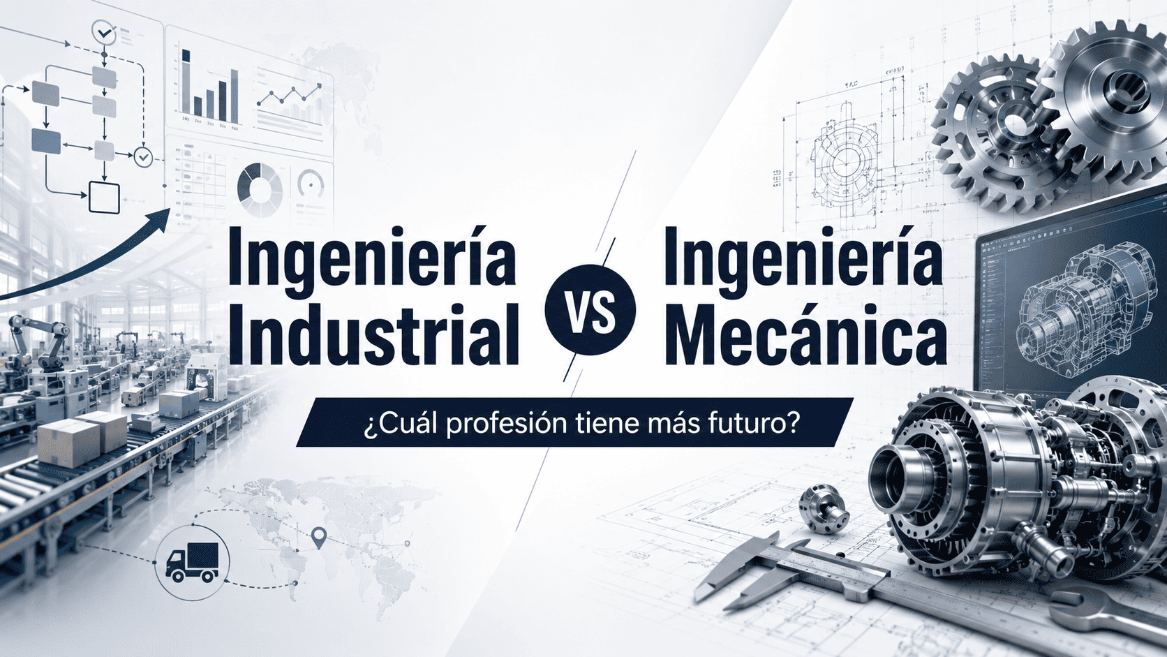 Comparación entre Ingeniería Industrial e Ingeniería Mecánica para elegir una carrera profesional