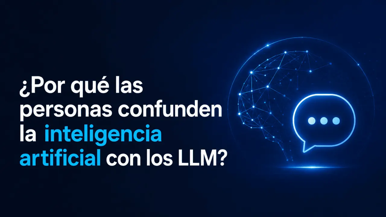 Comparación entre inteligencia artificial y modelos grandes de lenguaje (LLM)