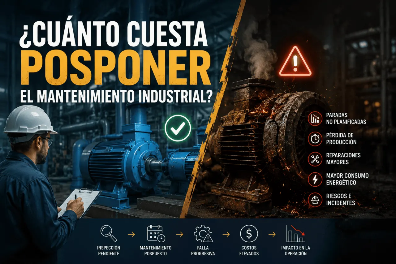 ¿Cuánto cuesta posponer el mantenimiento industrial?