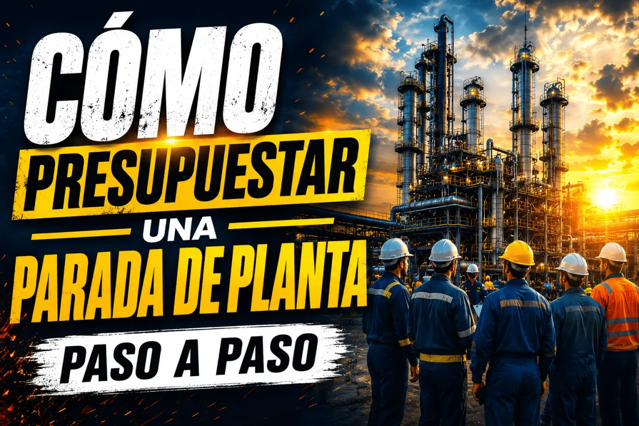 Cómo presupuestar una parada de planta paso a paso