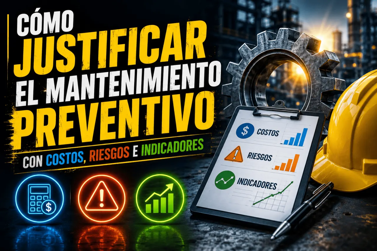 Cómo justificar el mantenimiento preventivo con costos, riesgos e indicadores