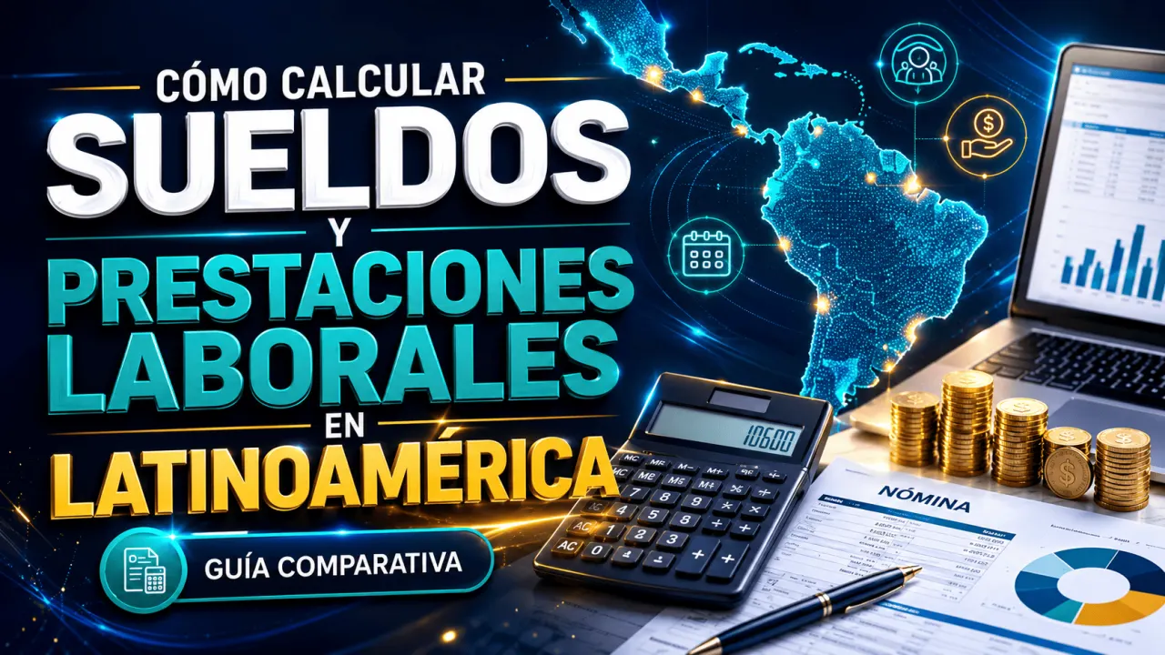 Cómo calcular sueldos y prestaciones laborales en Latinoamérica