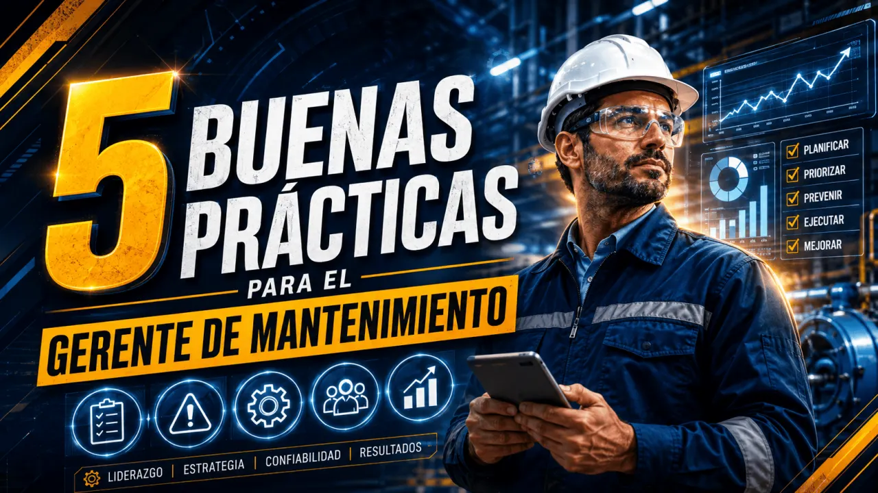 5 buenas prácticas para el gerente de mantenimiento