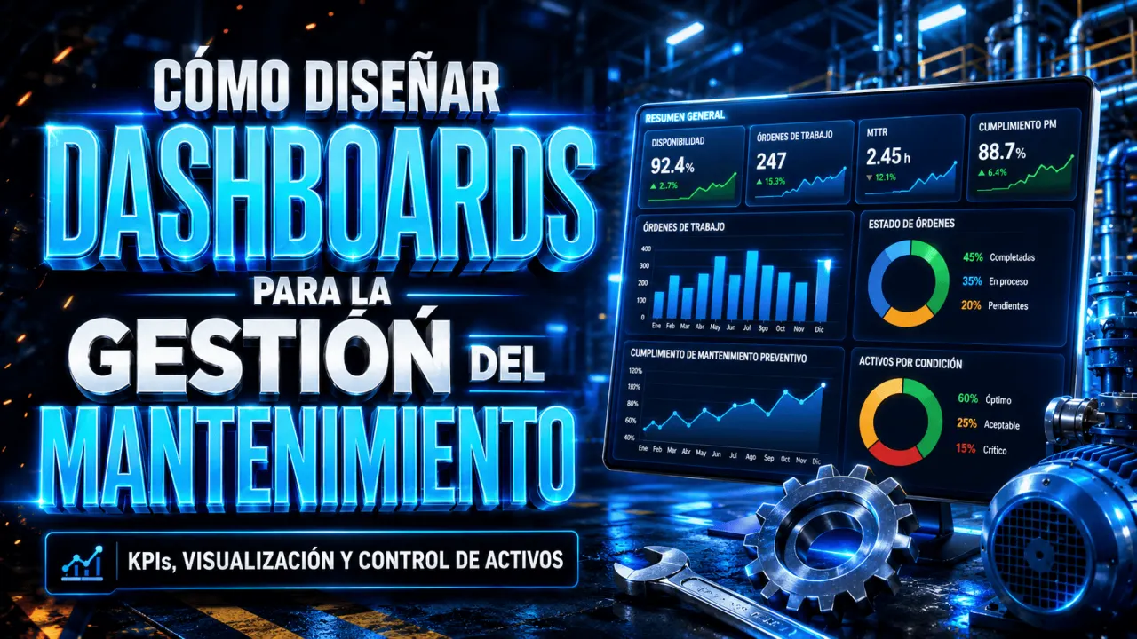 Cómo diseñar dashboards para la gestión del mantenimiento
