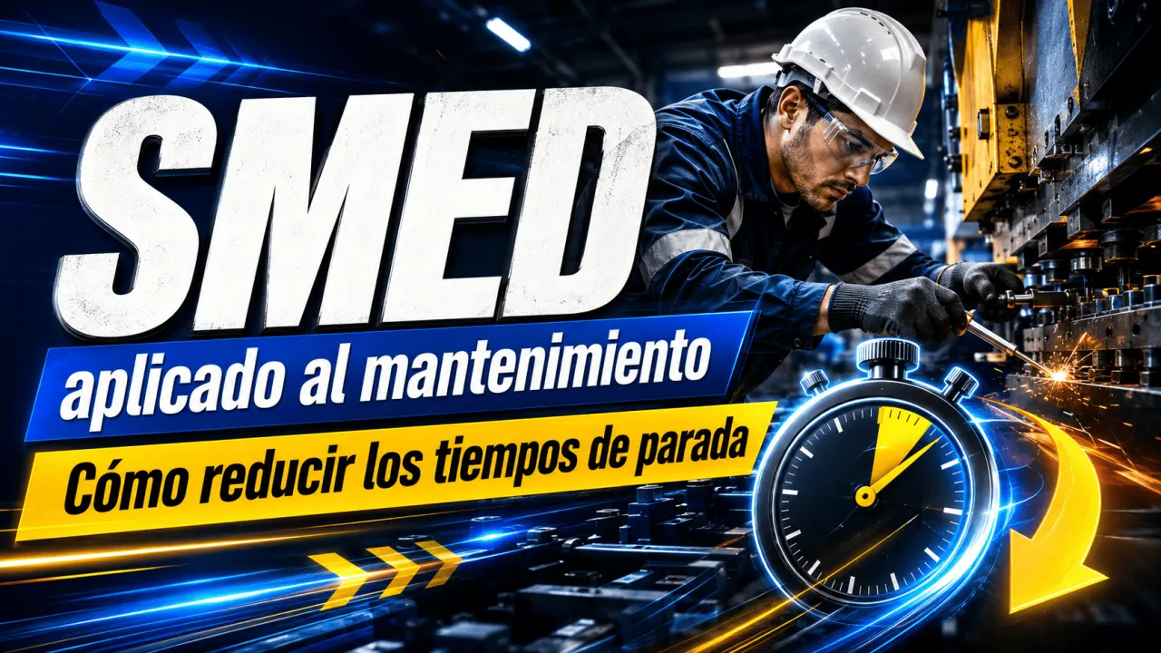 SMED aplicado al mantenimiento: cómo reducir los tiempos de parada