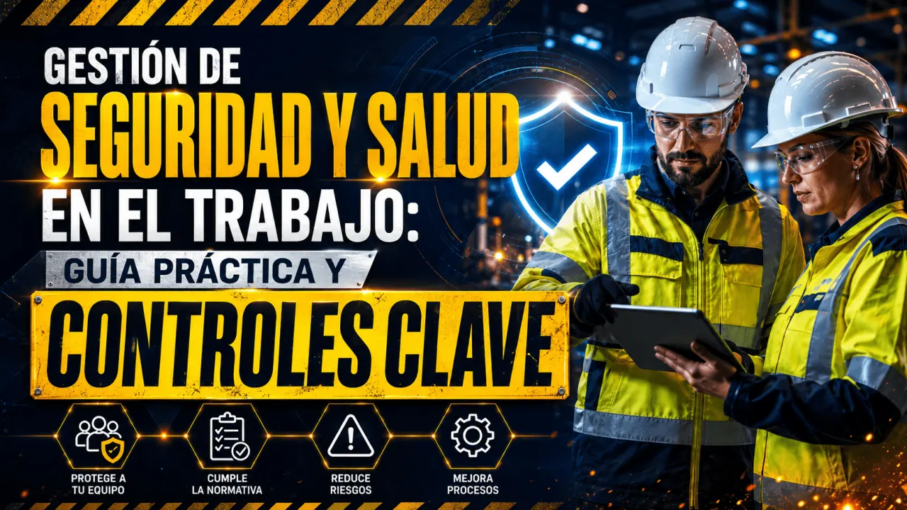 Gestión de seguridad y salud en el trabajo: guía práctica y controles clave