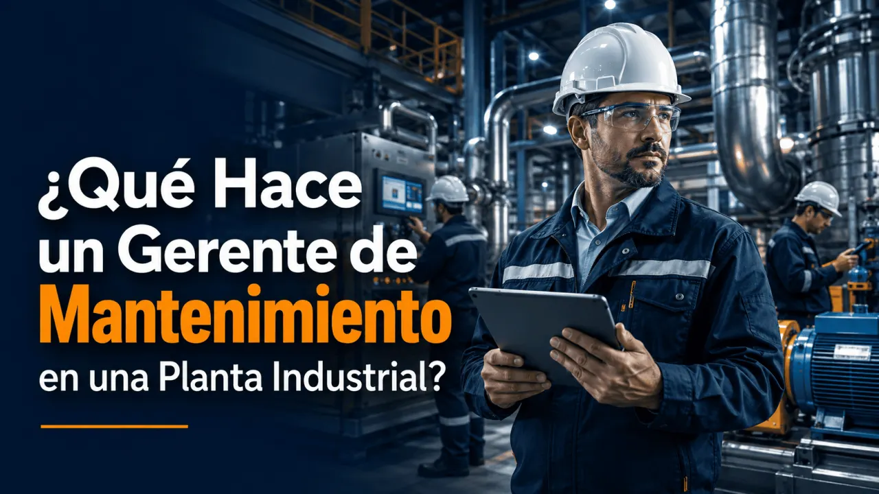 ¿Qué Hace un Gerente de Mantenimiento en una Planta Industrial?