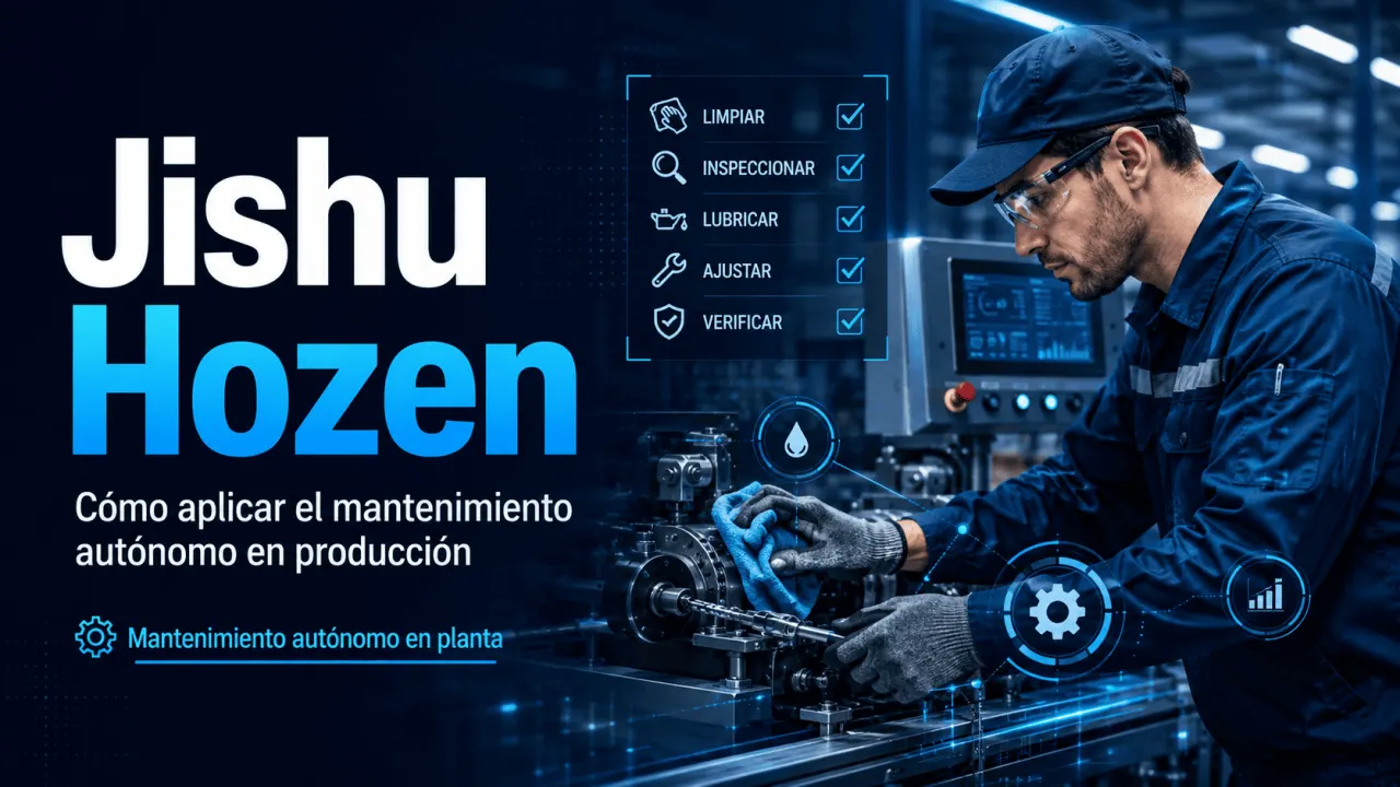 Jishu Hozen: cómo aplicar el mantenimiento autónomo en producción