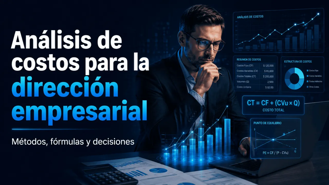 Análisis de costos para la dirección empresarial: métodos, fórmulas y decisiones