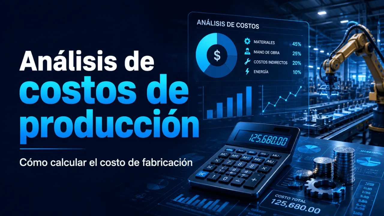 Análisis de costos de producción: cómo calcular el costo de fabricación
