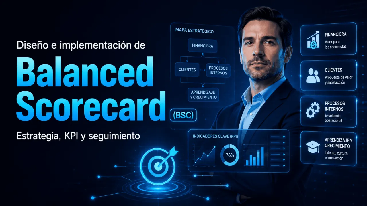 Cómo diseñar e implementar un Balanced Scorecard (BSC)