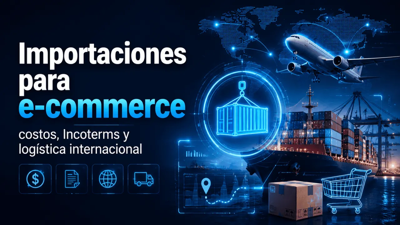 Importaciones para e-commerce: costos, Incoterms y logística internacional