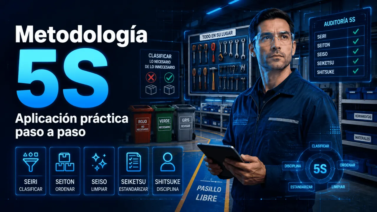 Metodología 5S: aplicación práctica paso a paso