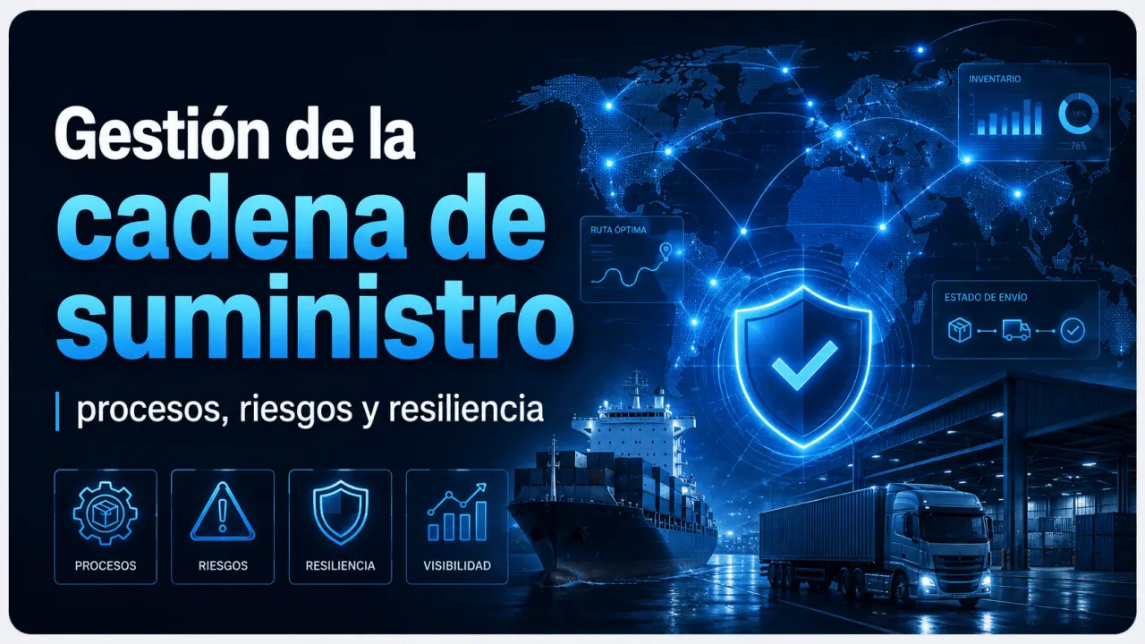 Gestión de la cadena de suministro: procesos, riesgos y resiliencia