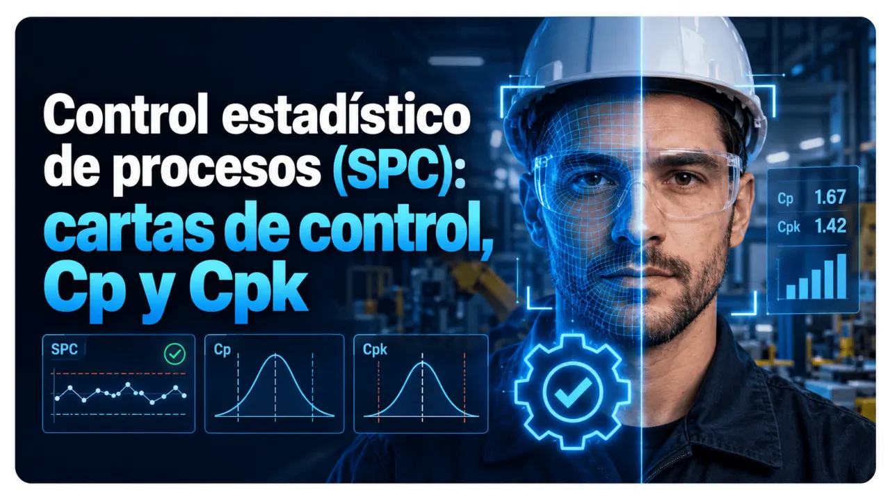 Control estadístico de procesos (SPC): cartas de control, Cp y Cpk