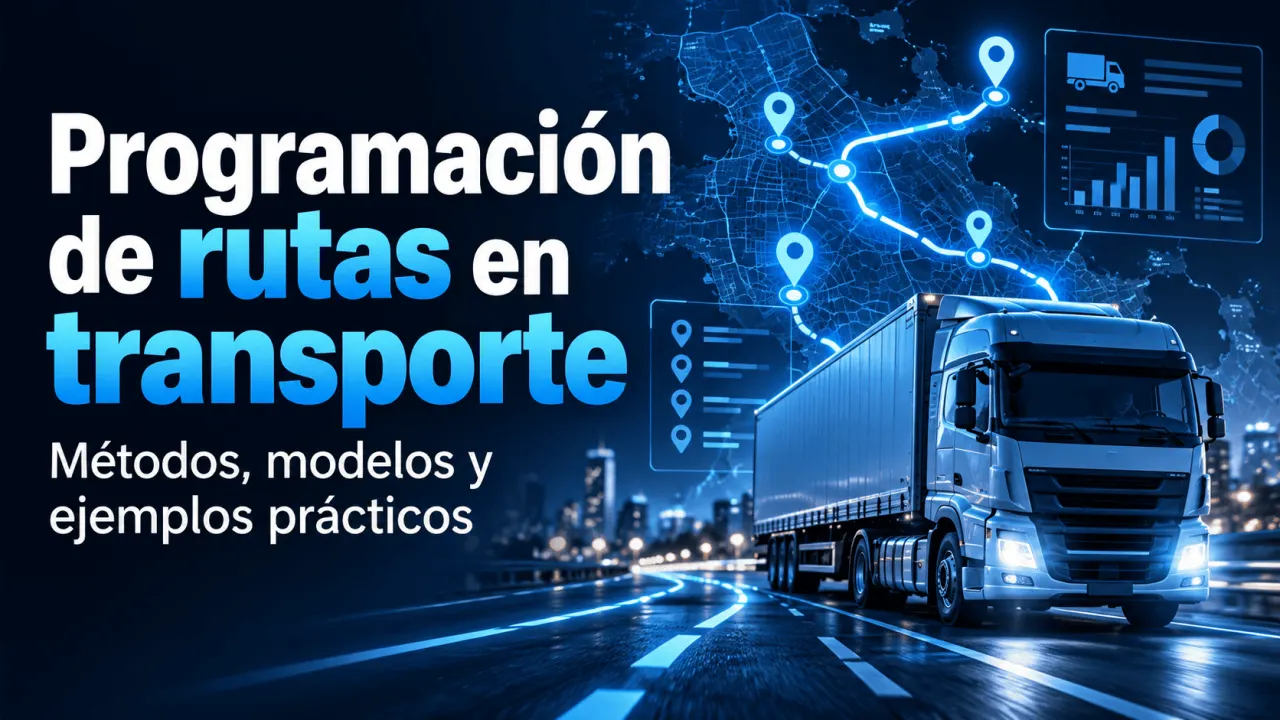 Programación de rutas en transporte: métodos, modelos y ejemplos prácticos