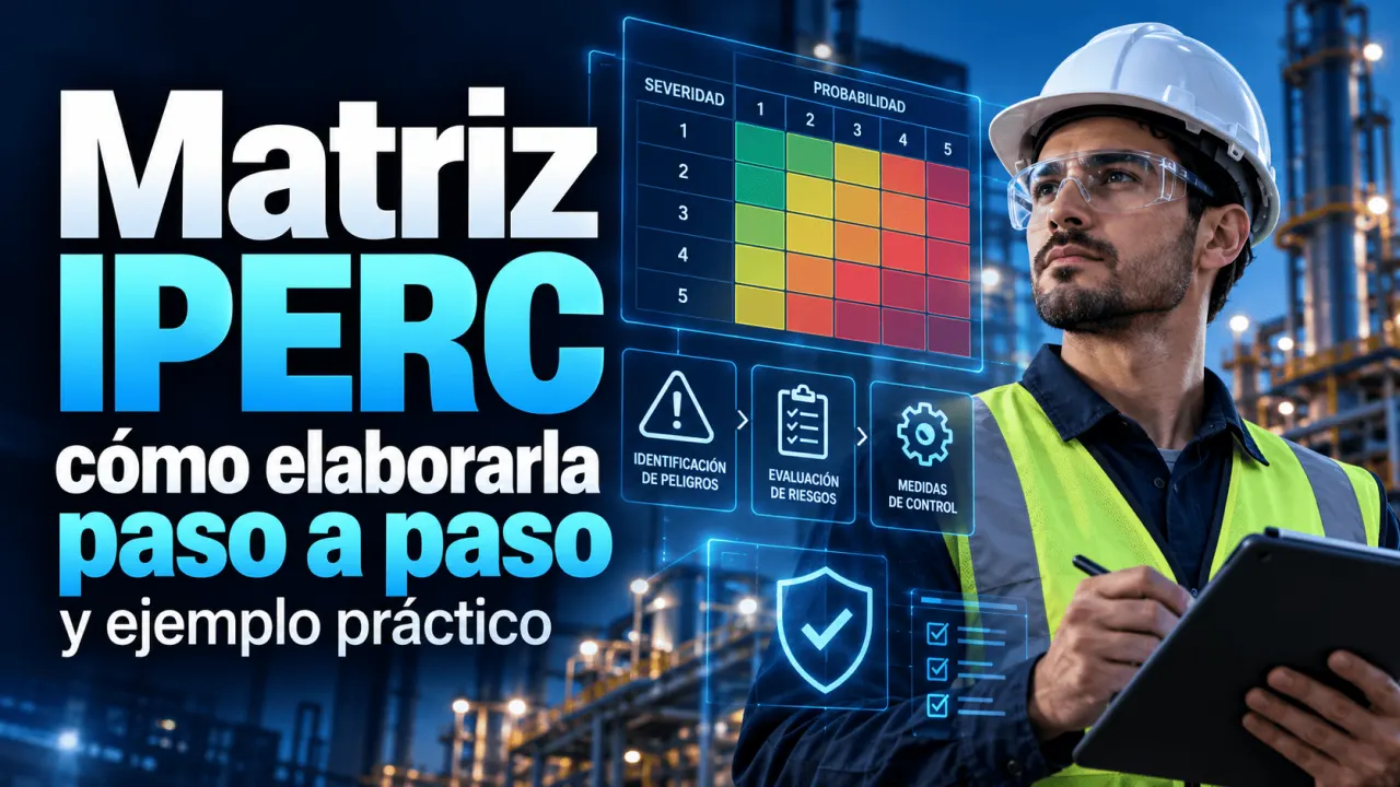 Matriz IPERC: cómo elaborarla paso a paso y ejemplo práctico