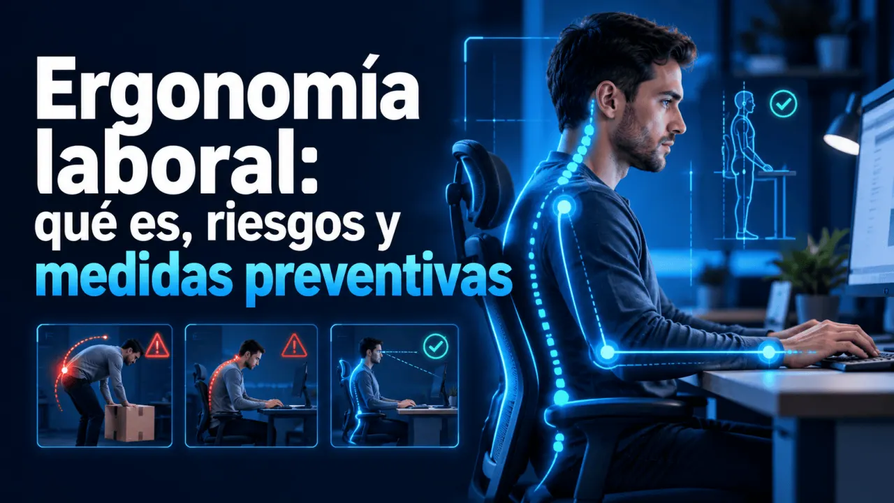 Ergonomía laboral: qué es, riesgos y medidas preventivas