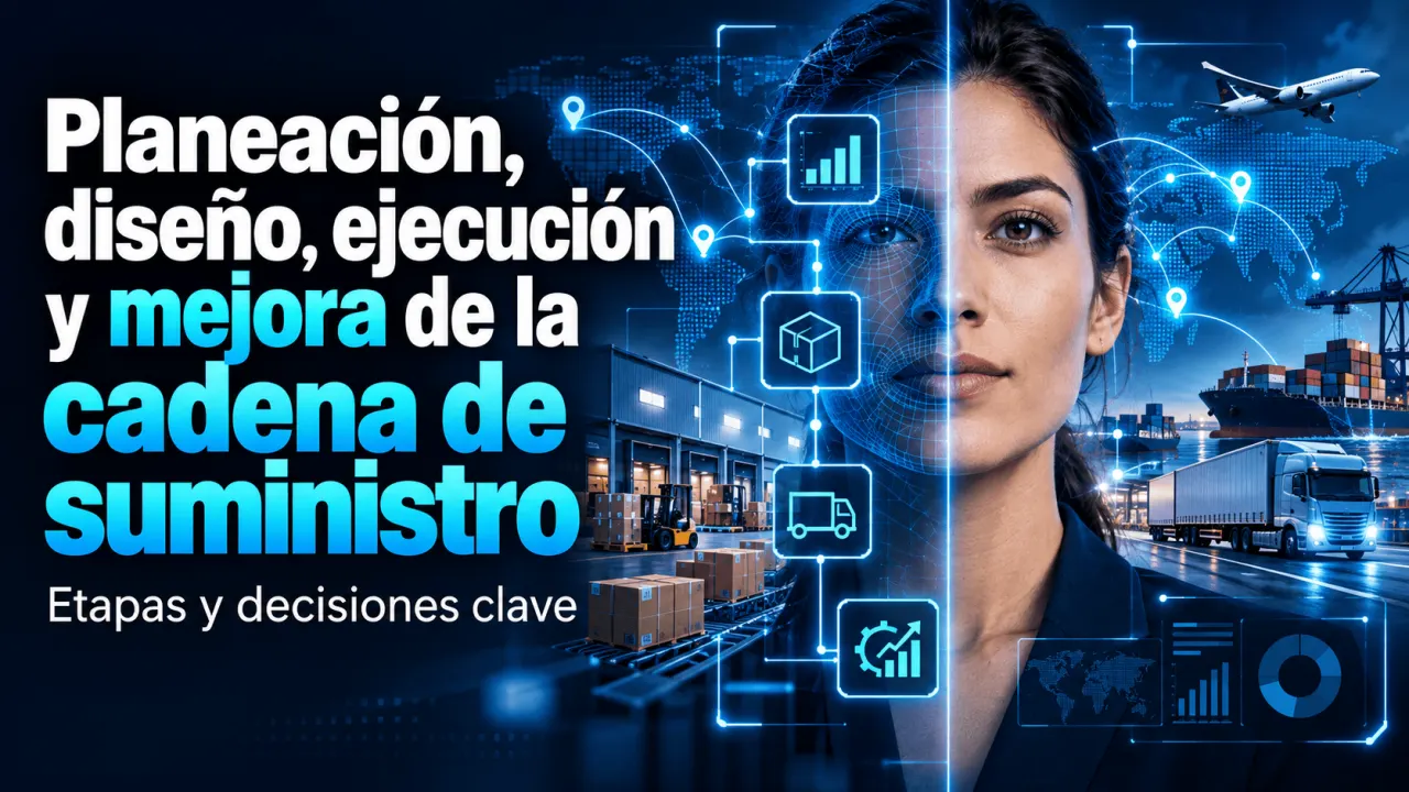 Planeación, diseño, ejecución y mejora de la cadena de suministro: etapas y decisiones clave