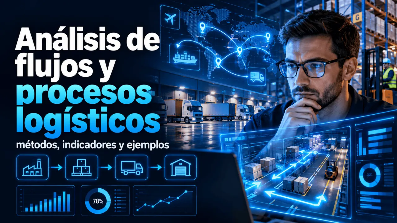 Análisis de flujos y procesos logísticos: métodos, indicadores y ejemplos