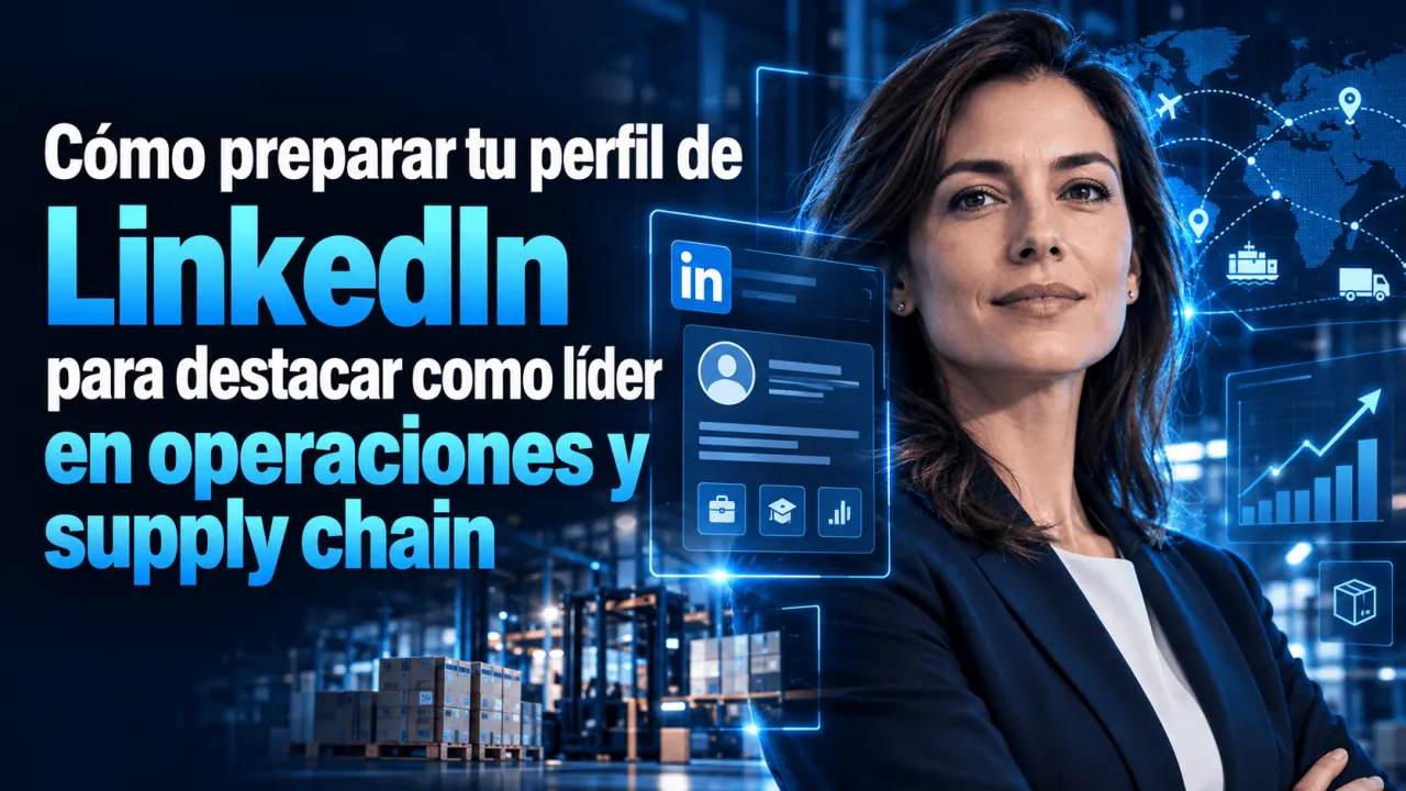 Cómo preparar tu perfil de LinkedIn para destacar como líder en operaciones y supply chain