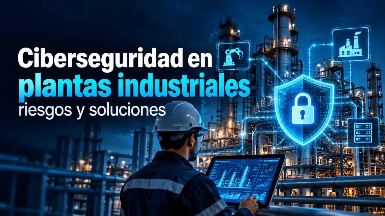 Ciberseguridad en plantas industriales: riesgos y soluciones