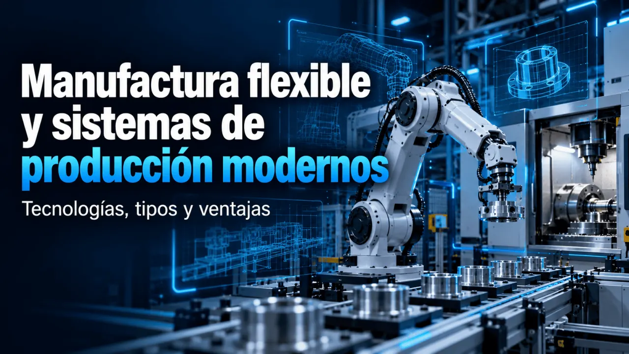 Manufactura flexible: qué es, tipos y ventajas en la industria