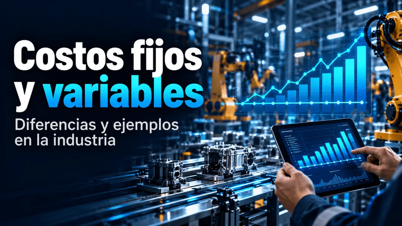 Costos fijos y variables en empresas industriales: diferencias y ejemplos
