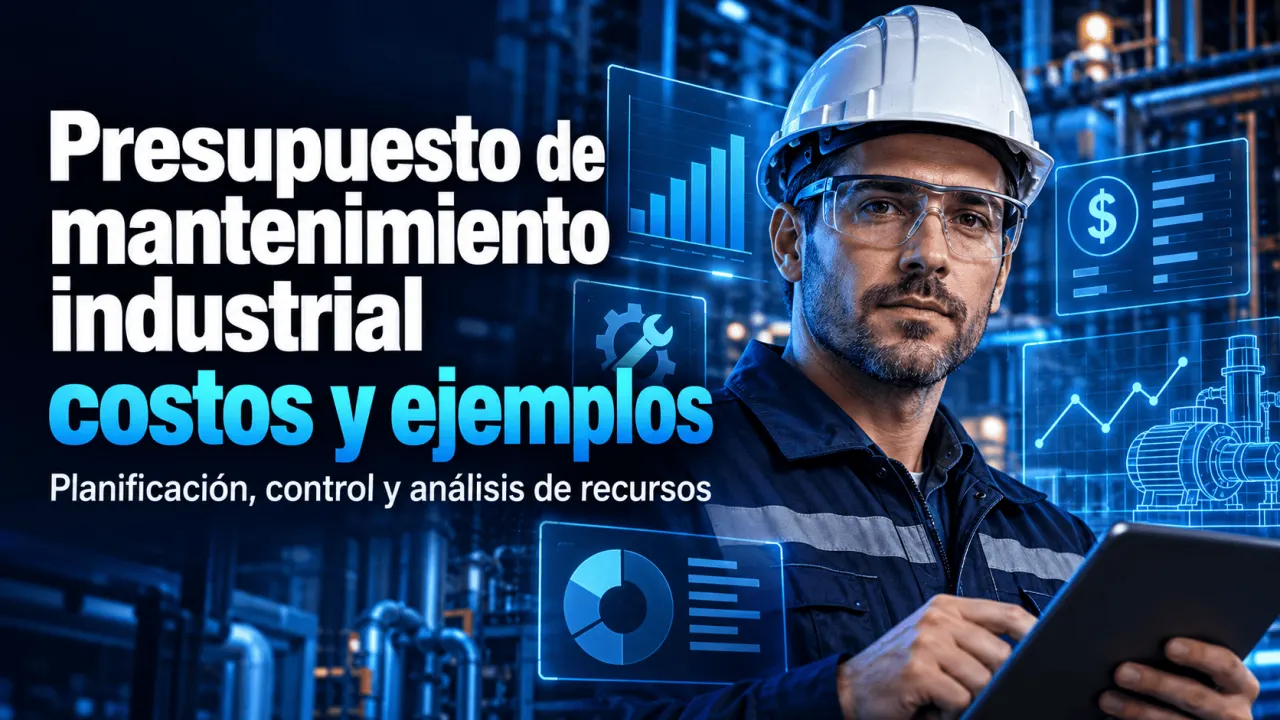 Presupuesto de mantenimiento industrial: costos y ejemplos