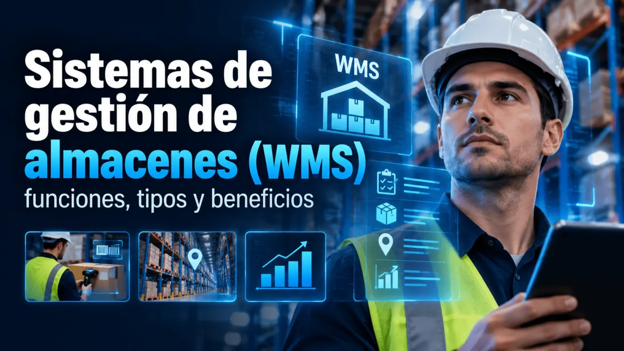 Sistemas de gestión de almacenes (WMS): funciones, tipos y beneficios