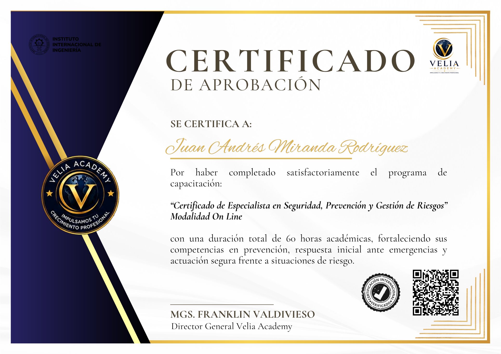 Certificado DZEFYNJPD9